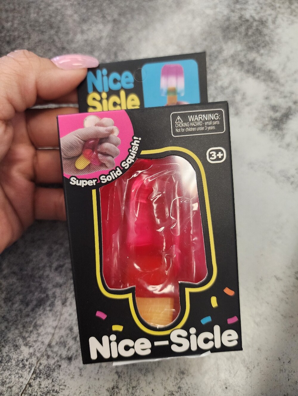 Nice-Sicle Red Popsicle Squishy Toy - Brand
